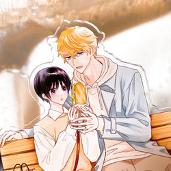 This is a pixiv picture whose title is 【J庭56】アクスタできました！.