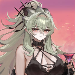 This is a pixiv picture whose title is 紫毒姫リオレイアさん（水着）.