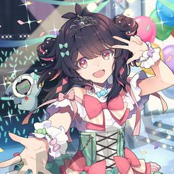 This is a pixiv picture whose title is Miviちゃんお誕生日グッズイラスト.