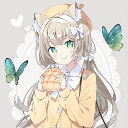 This is a pixiv picture whose title is 🍈🐱.