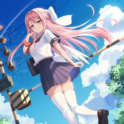 This is a pixiv picture whose title is 君は友達.