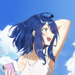 This is a pixiv picture whose title is 無題.