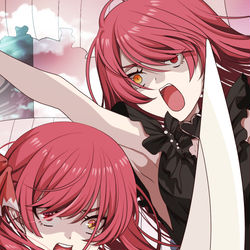 This is a pixiv picture whose title is 幽霊船戦.