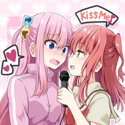 This is a pixiv picture whose title is ぼ喜多Trick.