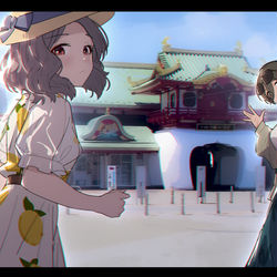 This is a pixiv picture whose title is 片瀨江之岛车站.