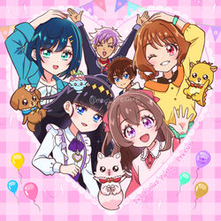 This is a pixiv picture whose title is デリシャスパーティ♡プリキュア.
