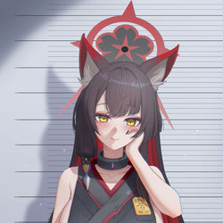 This is a pixiv picture whose title is 罪人: 狐坂 ワカモ.