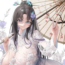 This is a pixiv picture whose title is commission.