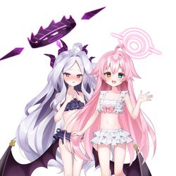 This is a pixiv picture whose title is ホシノとヒナ.