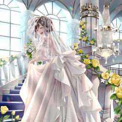 This is a pixiv picture whose title is WEDDING!.