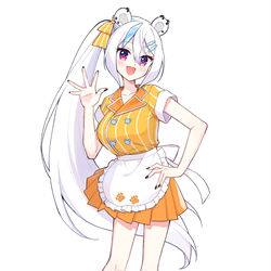 This is a pixiv picture whose title is カレー食堂 心 イメージガール.