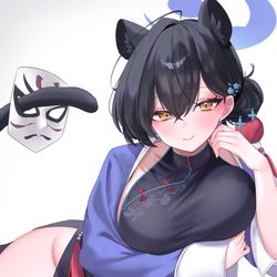 This is a pixiv picture whose title is 漆原カグヤさん.