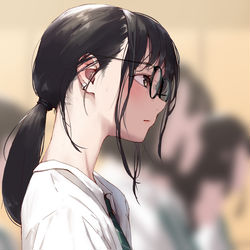 This is a pixiv picture whose title is 暑さで隣の子から殺意が漏れてた.