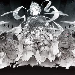 This is a pixiv picture whose title is 娘化四大天王完整版！.