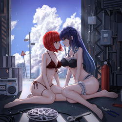 This is a pixiv picture whose title is Secret Story.