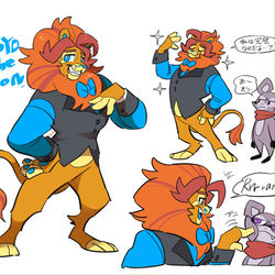 This is a pixiv picture whose title is とある遊園地の🦁詰め.