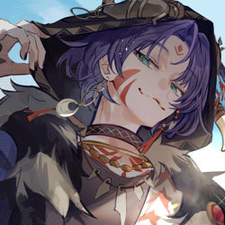 This is a pixiv picture whose title is 紅蓮の大地で遊ぶ愛し子.