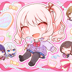 This is a pixiv picture whose title is 🎉🎀🎁.