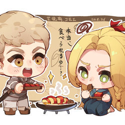 This is a pixiv picture whose title is ダンジョン飯.