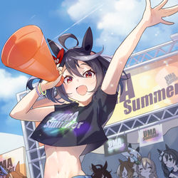 This is a pixiv picture whose title is 3期組でUMA Summer.