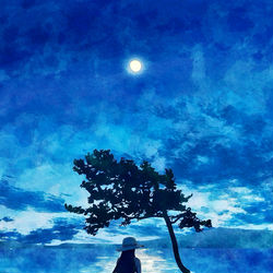 This is a pixiv picture whose title is 静岡、富士海岸.