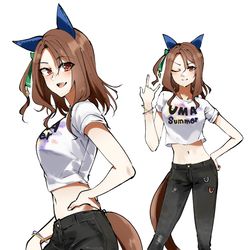 This is a pixiv picture whose title is UMA Summerなキング.