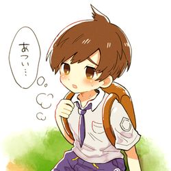 This is a pixiv picture whose title is 残暑厳しいので.