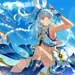 This is a pixiv picture whose title is 海浪.