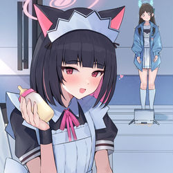 This is a pixiv picture whose title is ママがミルクあげまちゅね♡.