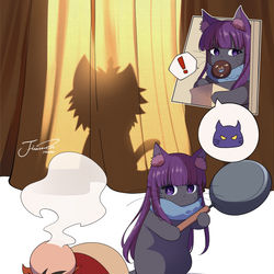 This is a pixiv picture whose title is 🐱🐱🍳.