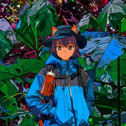 This is a pixiv picture whose title is 加筆修正三年振投稿.