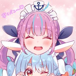 This is a pixiv picture whose title is あくぺこは永遠に….
