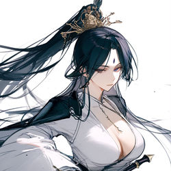 This is a pixiv picture whose title is 性转二郎真君.