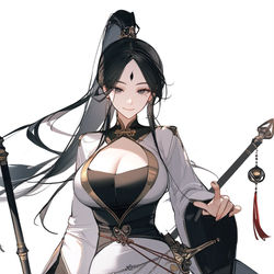 This is a pixiv picture whose title is 性转二郎真君.