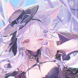 This is a pixiv picture whose title is 💜.