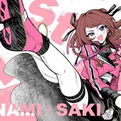 This is a pixiv picture whose title is Xツイッターにあげてた学マスの過去絵.