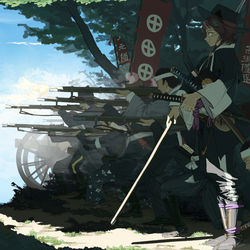 This is a pixiv picture whose title is 西南の狸.