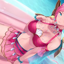 This is a pixiv picture whose title is Ocean Song Ashe.