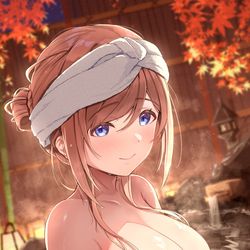 This is a pixiv picture whose title is ♨️.