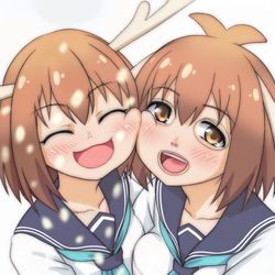 This is a pixiv picture whose title is さあ、衣替えも終わったことだし、シカ部の夏が始まるぞ！.