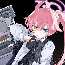 This is a pixiv picture whose title is 臨戦.