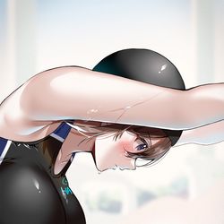 This is a pixiv picture whose title is 水泳大会 その6 「飛び込み」.