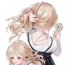 This is a pixiv picture whose title is 暑.