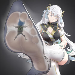 This is a pixiv picture whose title is 今令尹著履圖.