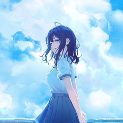 This is a pixiv picture whose title is 八奈见杏菜.