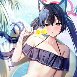 This is a pixiv picture whose title is summer vacation.
