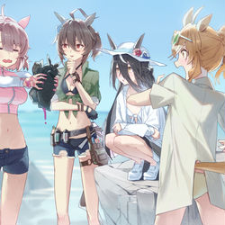 This is a pixiv picture whose title is 01世代の夏.