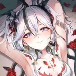 This is a pixiv picture whose title is 🌹.