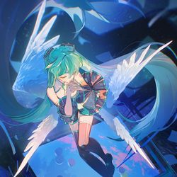 This is a pixiv picture whose title is 祈りを束ねて.