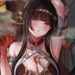 This is a pixiv picture whose title is 霊砂.